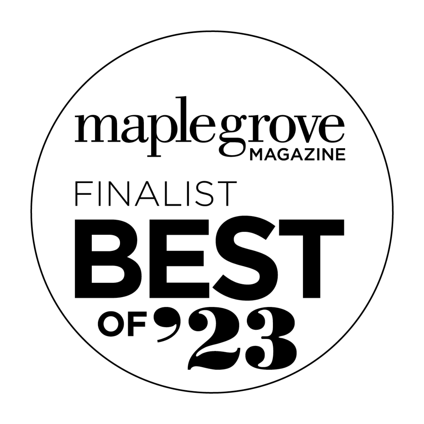 Maple Grove Magazine Best of '23 Finalist