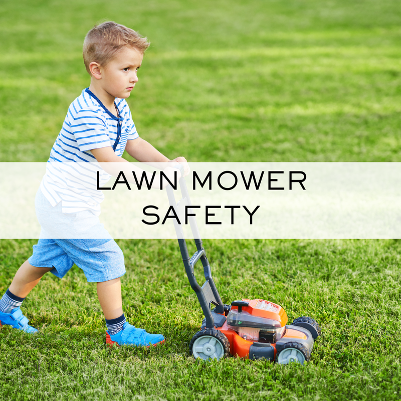 Lawn mower safety. West Metro, Minnesota. Prevent lawn mower accidents involving children. 